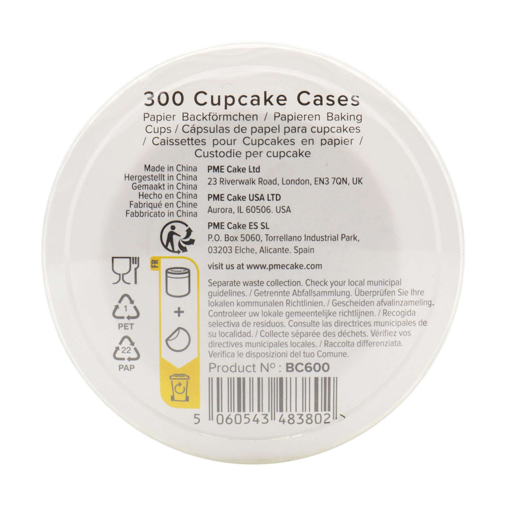 White Cupcake Cases Pk/300