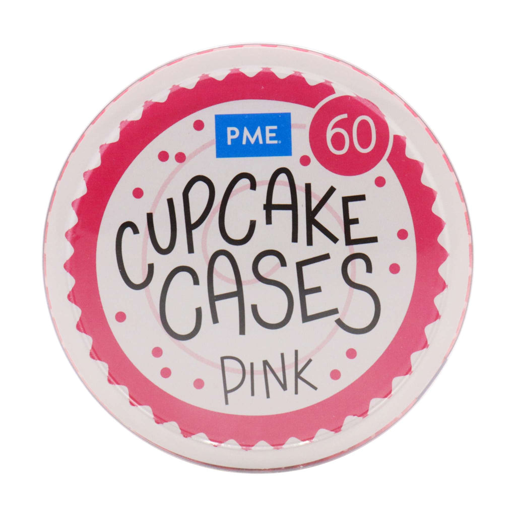 Pink Cupcake Cases Pk/60
