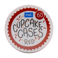 Red Cupcake Cases Pk/60