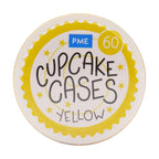 Cápsulas para Cupcakes, Amarillo (60)