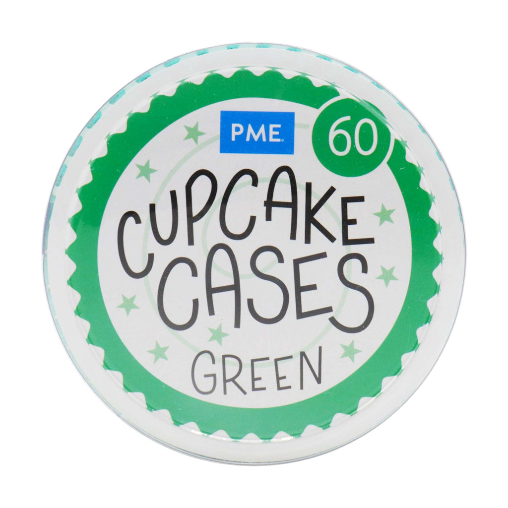 Green Cupcake Cases Pk/60