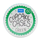 Green Cupcake Cases Pk/60