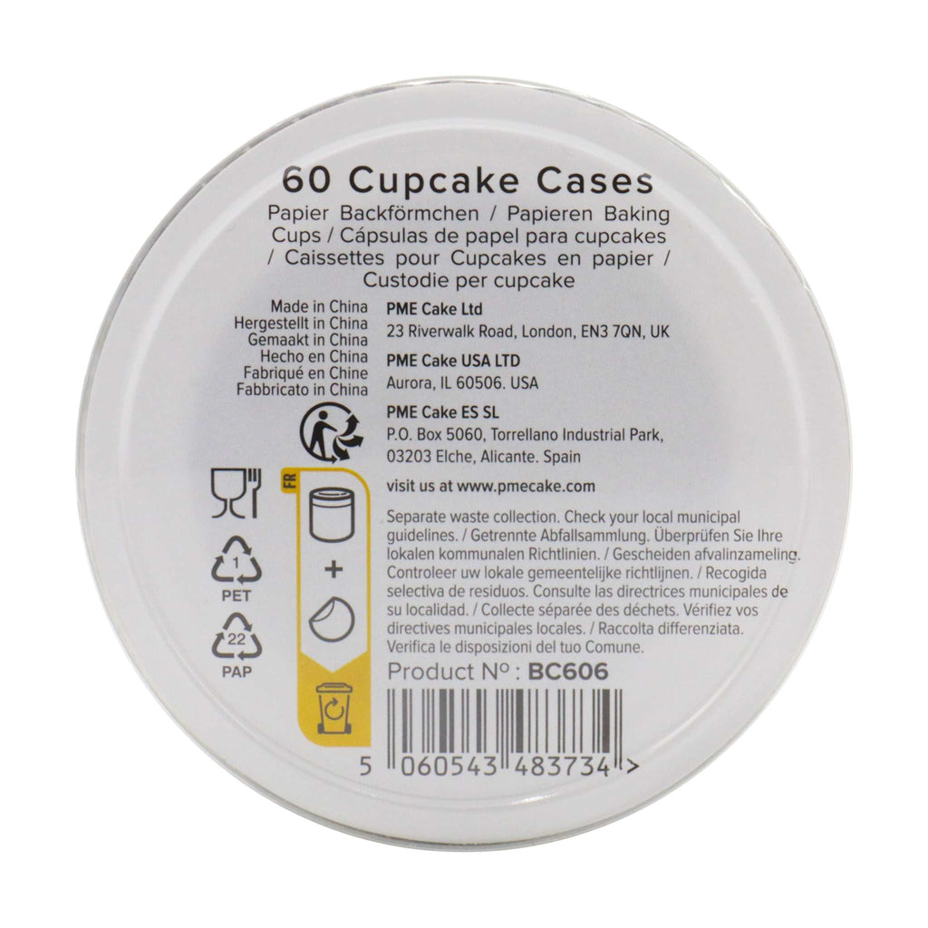 Caissettes à cupcakes, Noires (60)