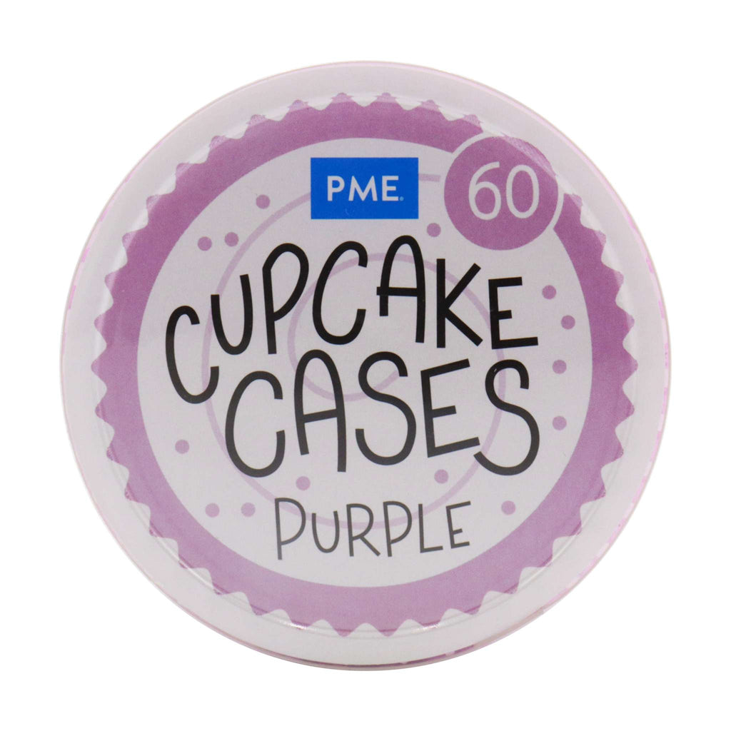 Purple Cupcake Cases Pk/60
