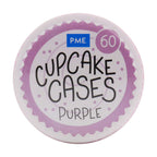 Purple Cupcake Cases Pk/60