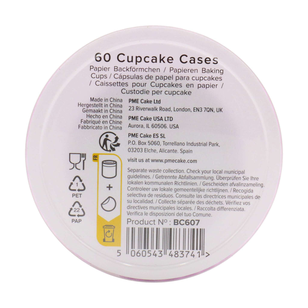 Purple Cupcake Cases Pk/60