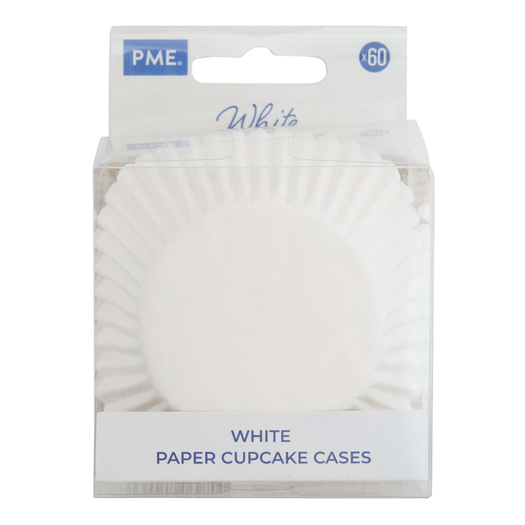 White Cupcake Cases Pk/60