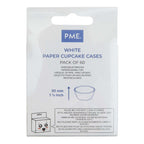 White Cupcake Cases Pk/60
