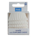 Papier-Backförmchen - Mini, Weiß Pk/100