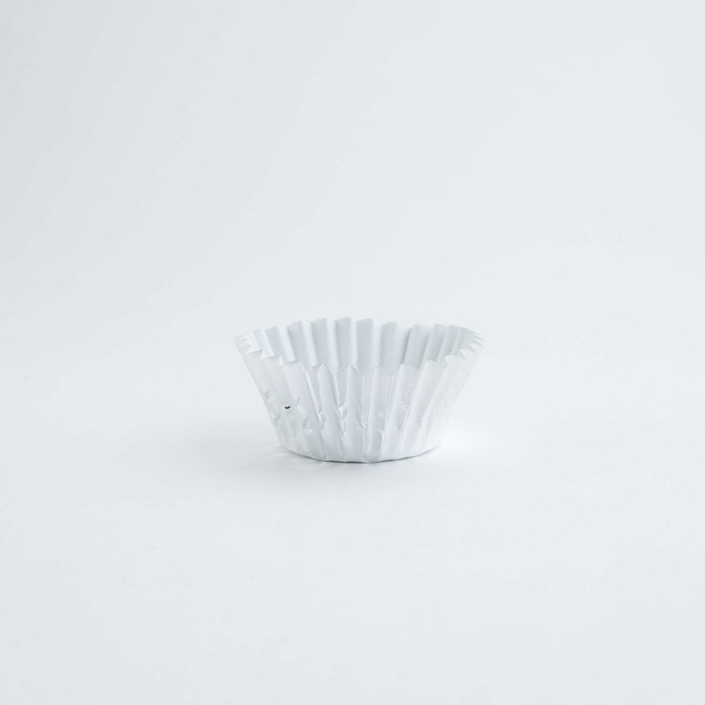 Metallische Backförmchen - Mini, Silber Pk/45
