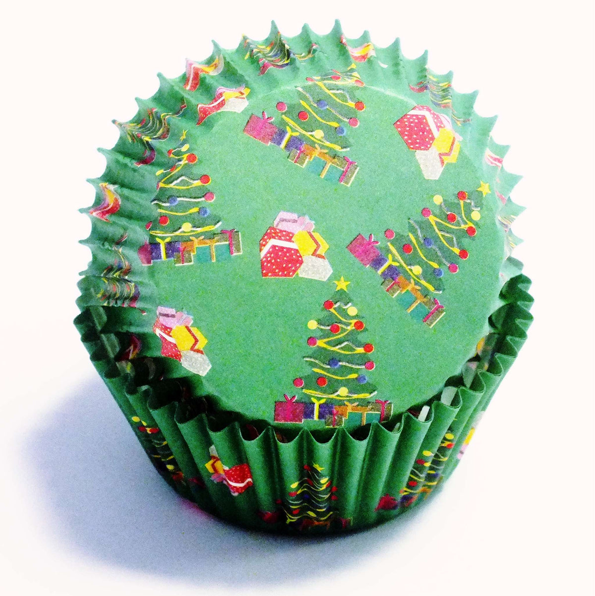 Christmas Parcels Foil Lined Cupcake Cases Pk/60