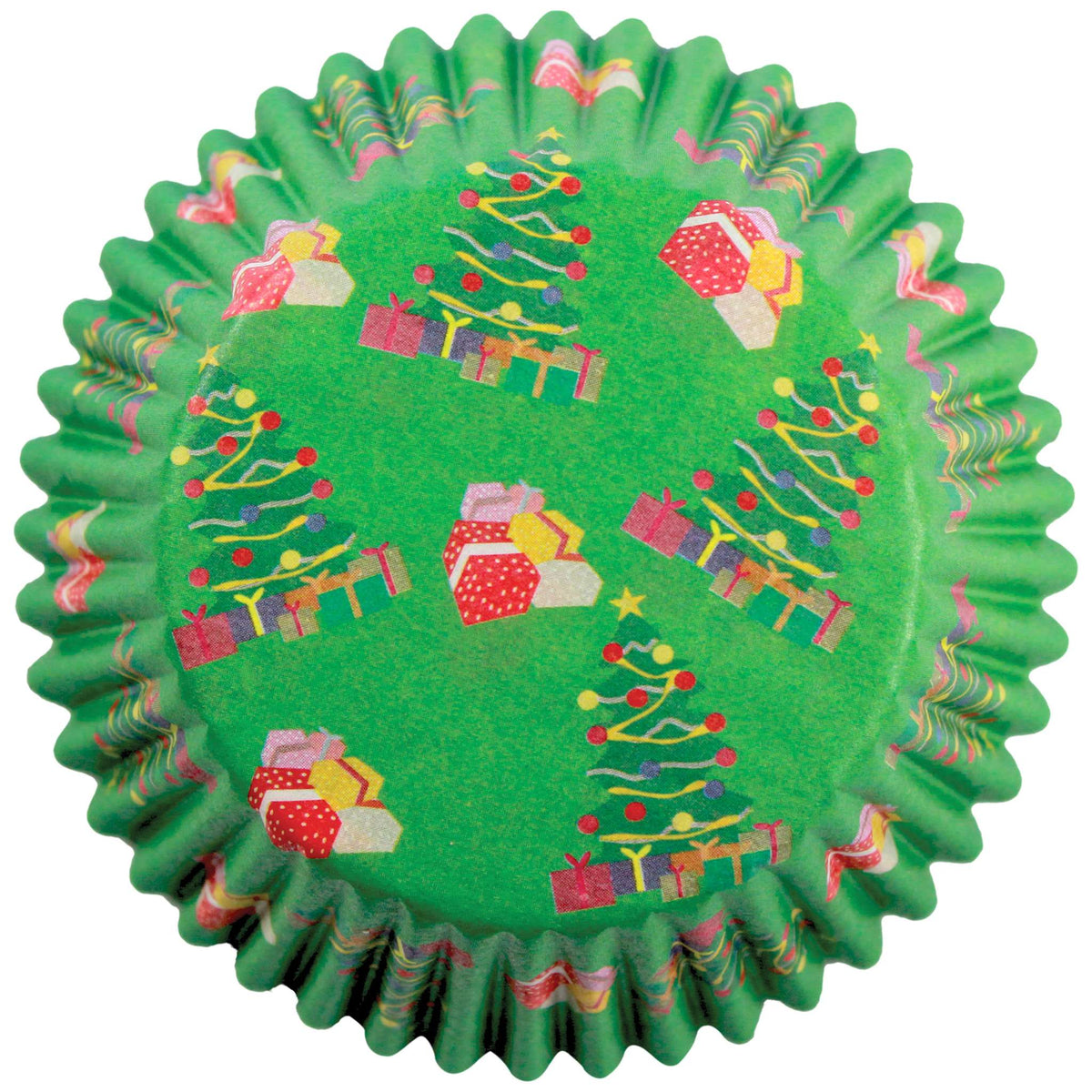 Christmas Parcels Foil Lined Cupcake Cases Pk/60