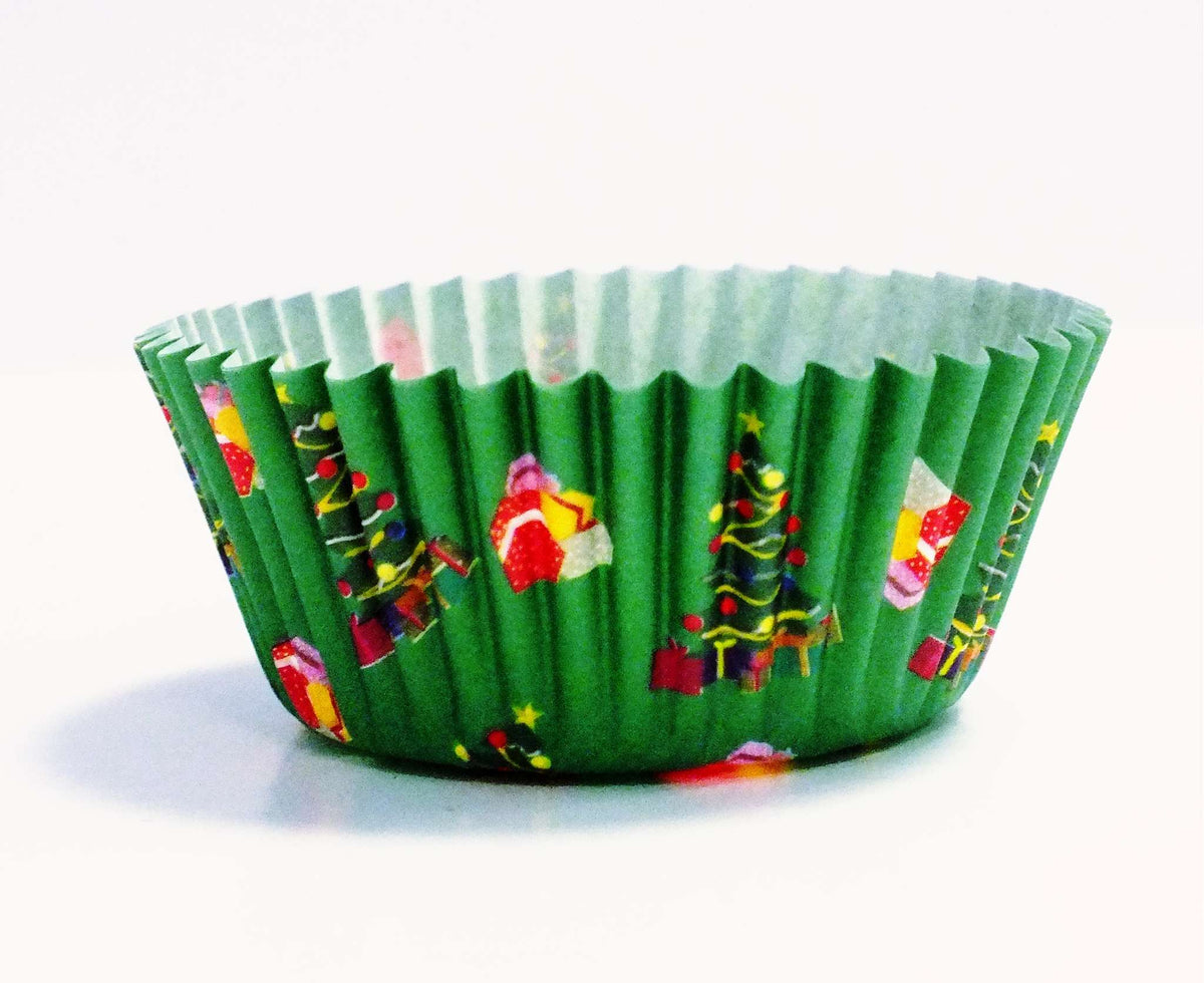 Christmas Parcels Foil Lined Cupcake Cases Pk/60