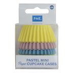 Pastel Mini Cupcake Cases Pk/100