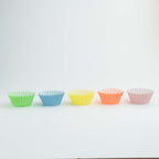 Pastel Mini Cupcake Cases Pk/100