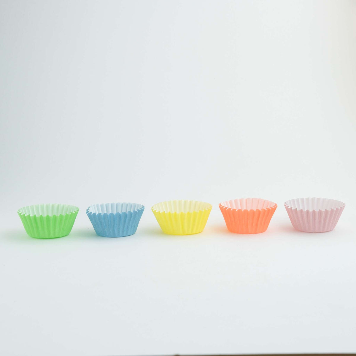 Pastel Mini Cupcake Cases Pk/100