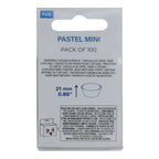 Papier-Backförmchen - Mini, Pastell Pk/100