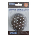 Brown Polka Dots Cupcake Cases Pk/60