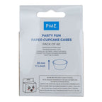 Papieren Baking Cups - Party Fun Pk/60