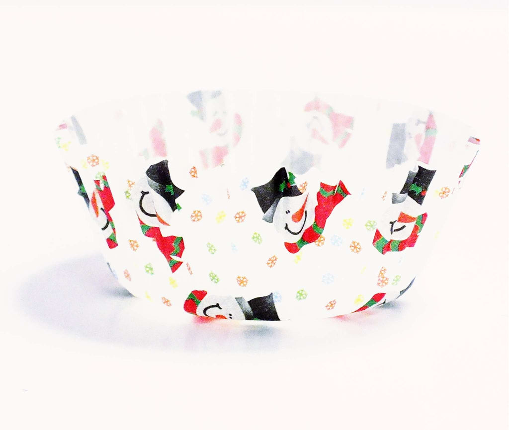Smiley Snowman Mini Baking Cases Pk/100