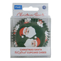 Noël Caissettes à cupcakes en Aluminium - Père Noël (30 pièces)