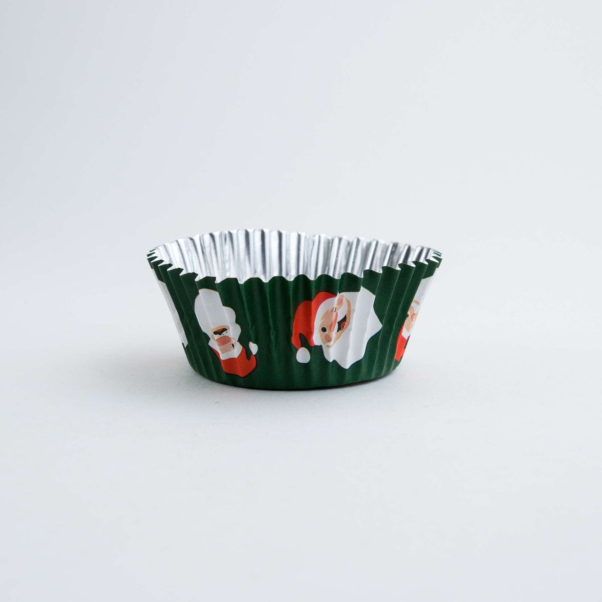 Christmas Santa Foil Lined Cupcake Cases Pk/30