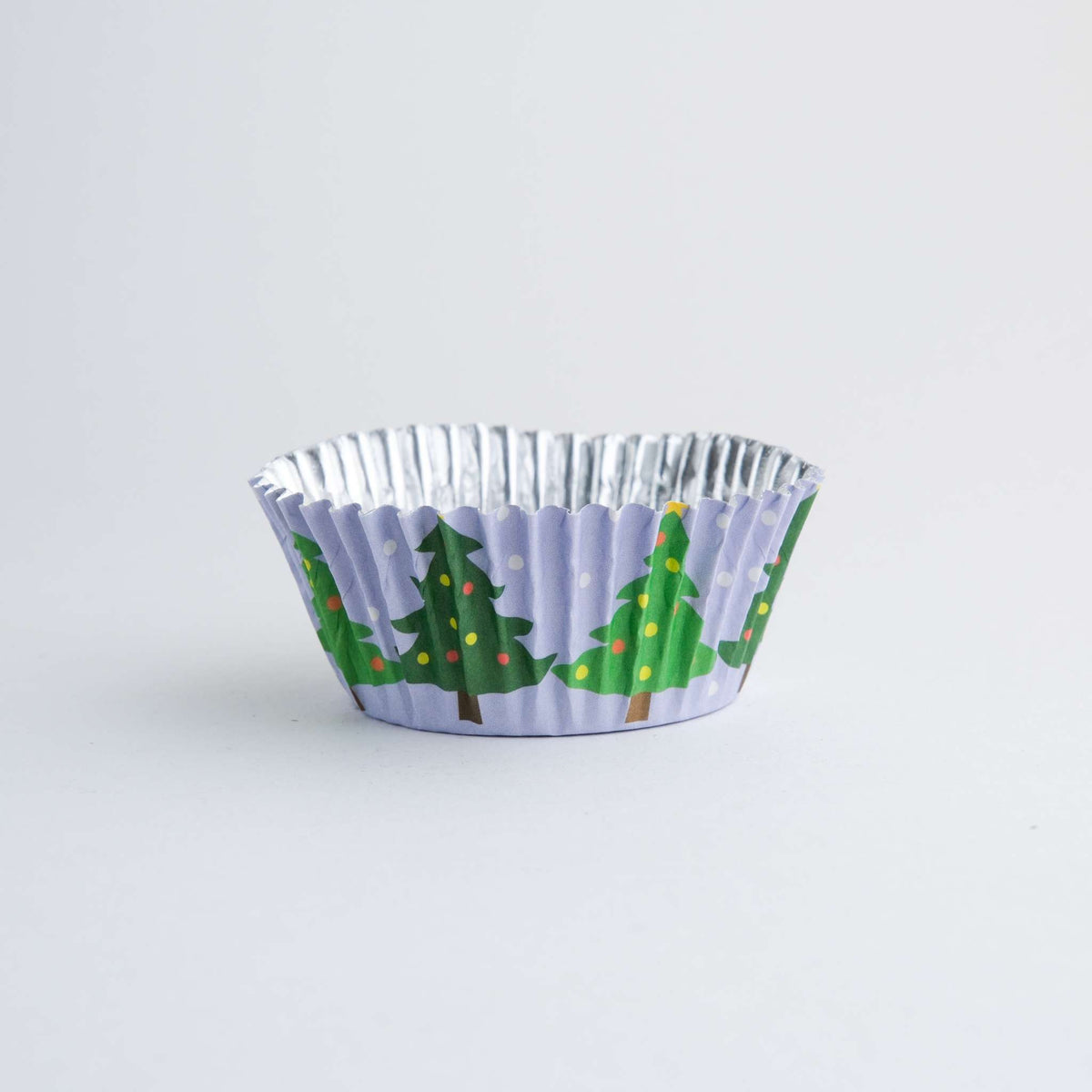 Christmas Trees Foil Lined Cupcake Cases Pk/30