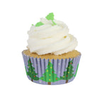 Christmas Trees Foil Lined Cupcake Cases Pk/30