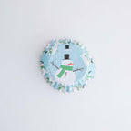 Navidad Cápsulas para Cupcakes forradas de Aluminio - Muñeco de Nieve (Set de 30)