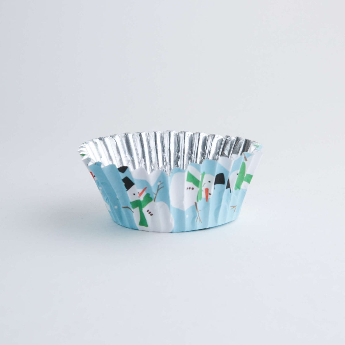 Kerst Cupcake Vormpjes met Folievoering - Sneeuwman (30 stuks)