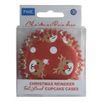 Noël Caissettes à cupcakes en Aluminium - Renne (30 pièces)