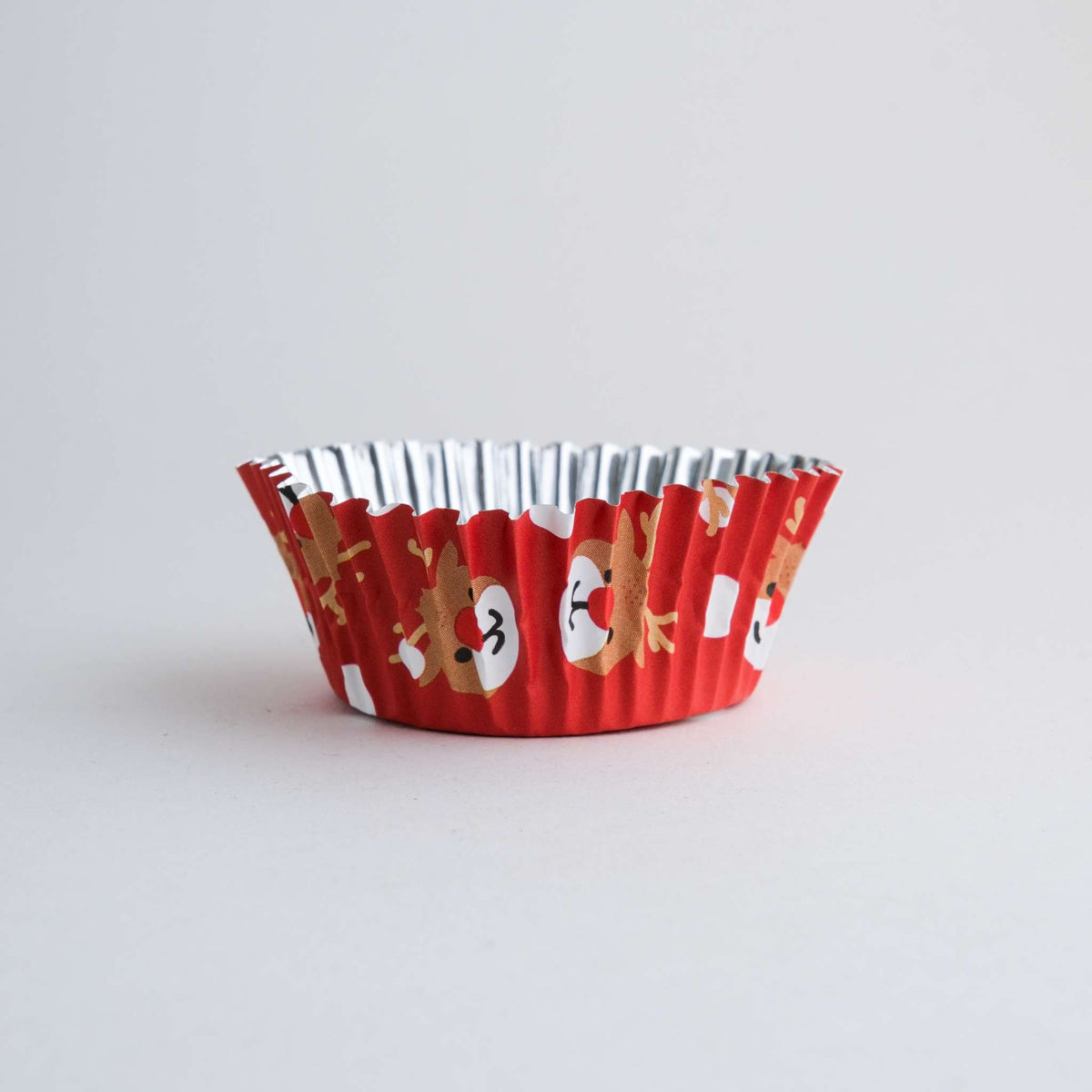 Kerst Cupcake Vormpjes met Folievoering - Rendier (30 stuks)