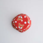 Noël Caissettes à cupcakes en Aluminium - Renne (30 pièces)