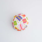 Navidad Cápsulas para Cupcakes forradas de Aluminio - Regalos Envueltos (Set de 30)