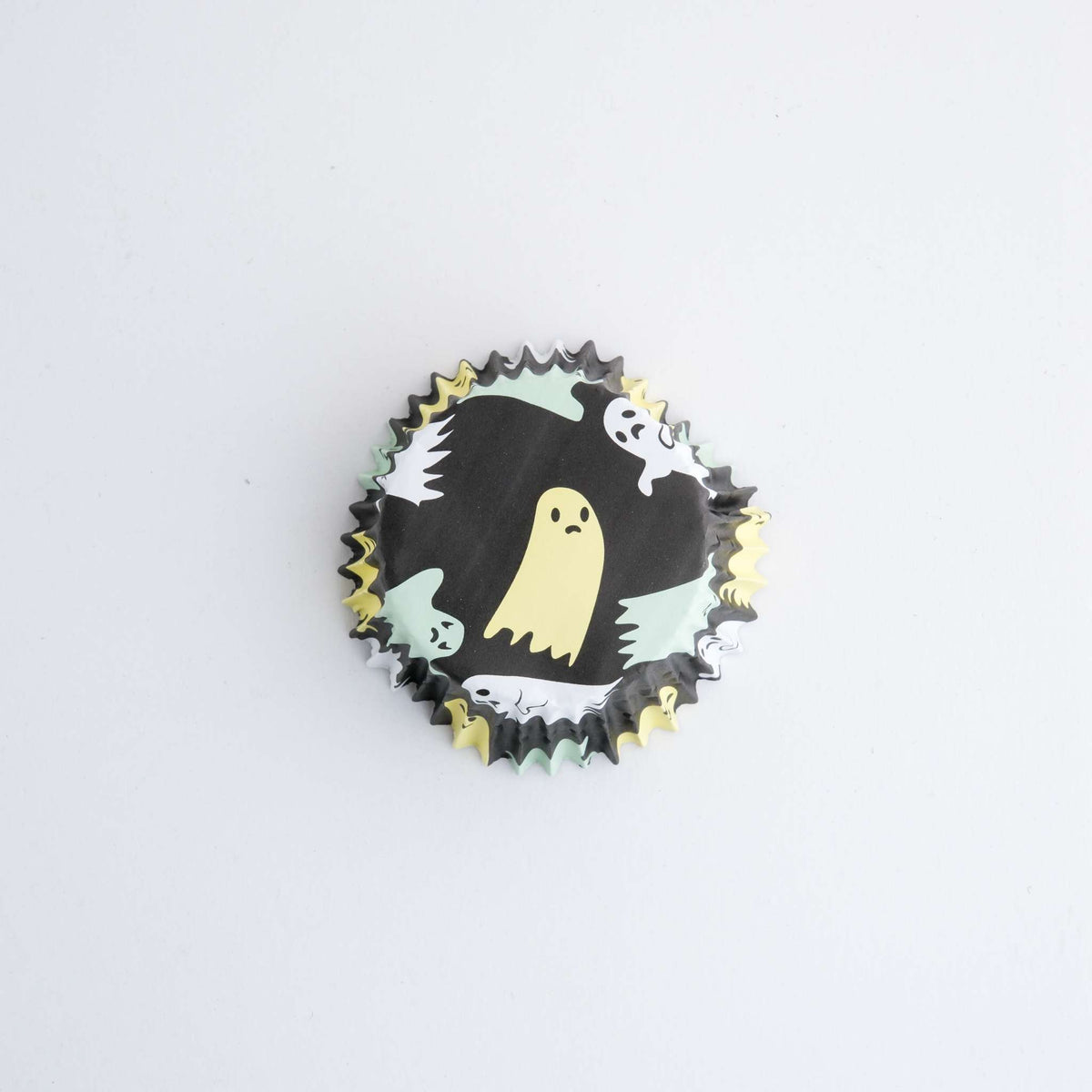 Halloween Cápsulas para Cupcakes forradas de Aluminio - Fantasmas Espeluznantes (Set de 30)