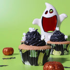 Ghoulish Ghosts Foil Lined Cupcake Cases Pk/30