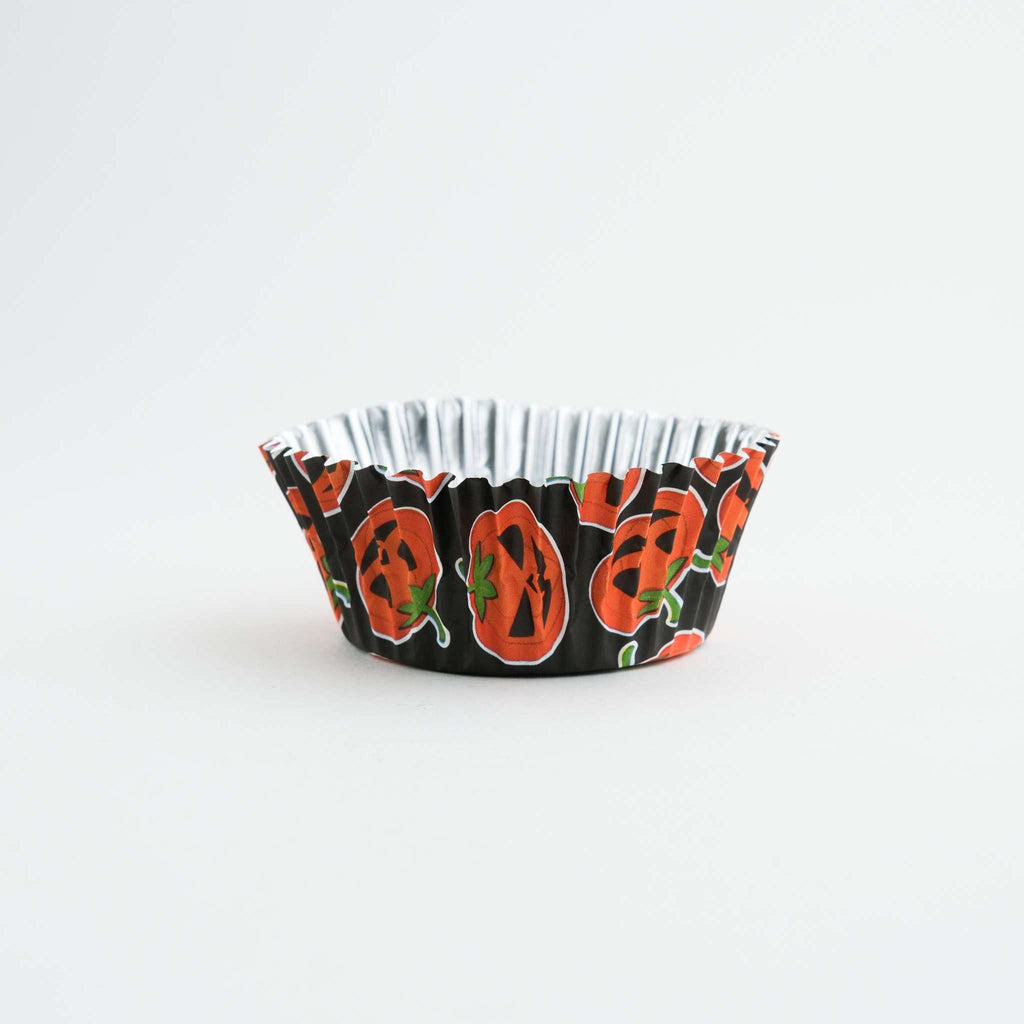 Halloween Caissettes à cupcakes en Aluminium - Citrouilles Pétrifiantes (30 pièces)