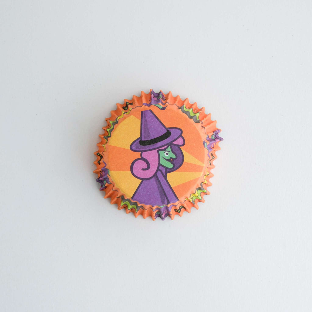 Halloween Cápsulas para Cupcakes forradas de Aluminio - Brujas Malvadas (Set de 30)