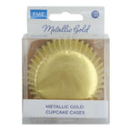 Metallic Gold Cupcake Cases Pk/30