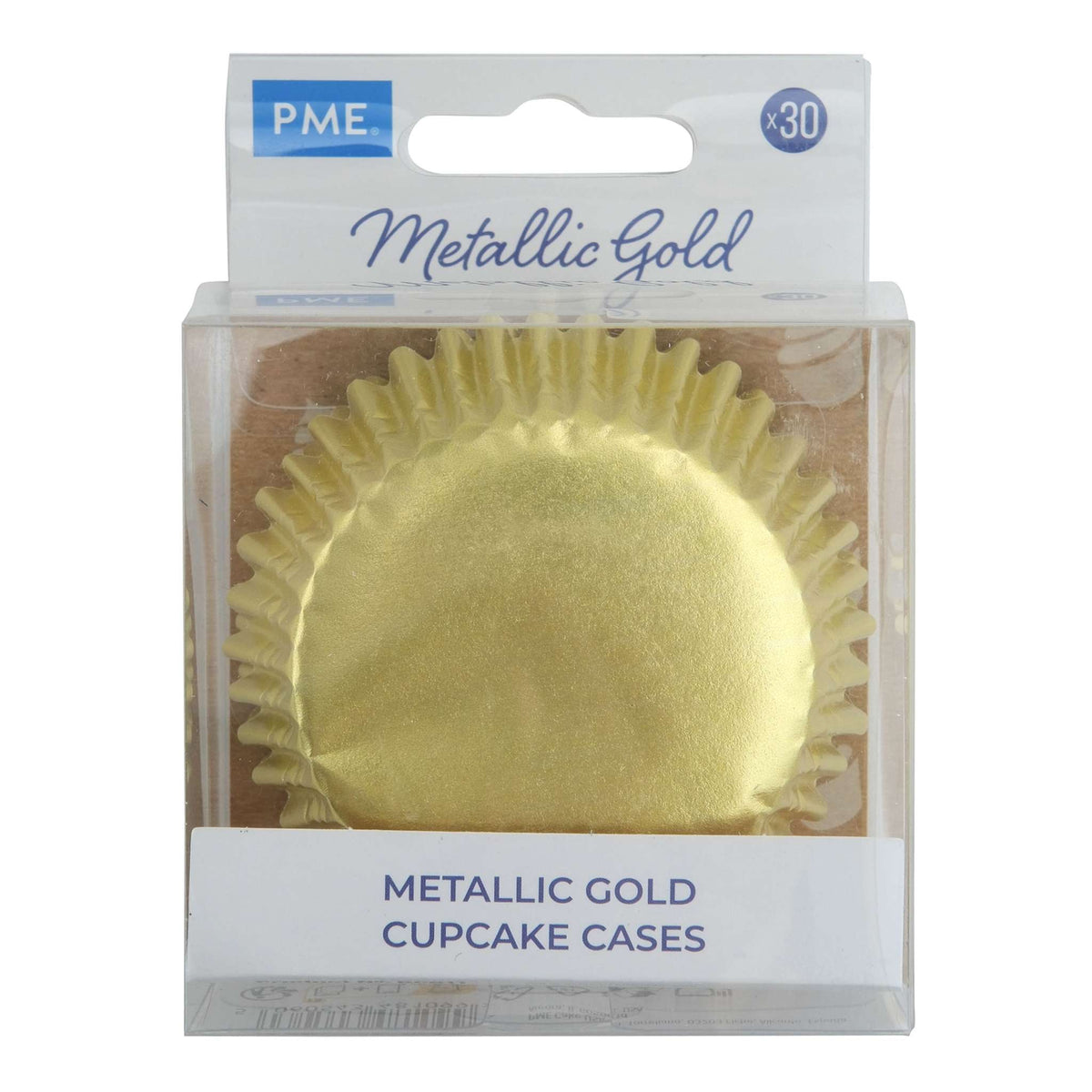 Metallic Gold Cupcake Cases Pk/30