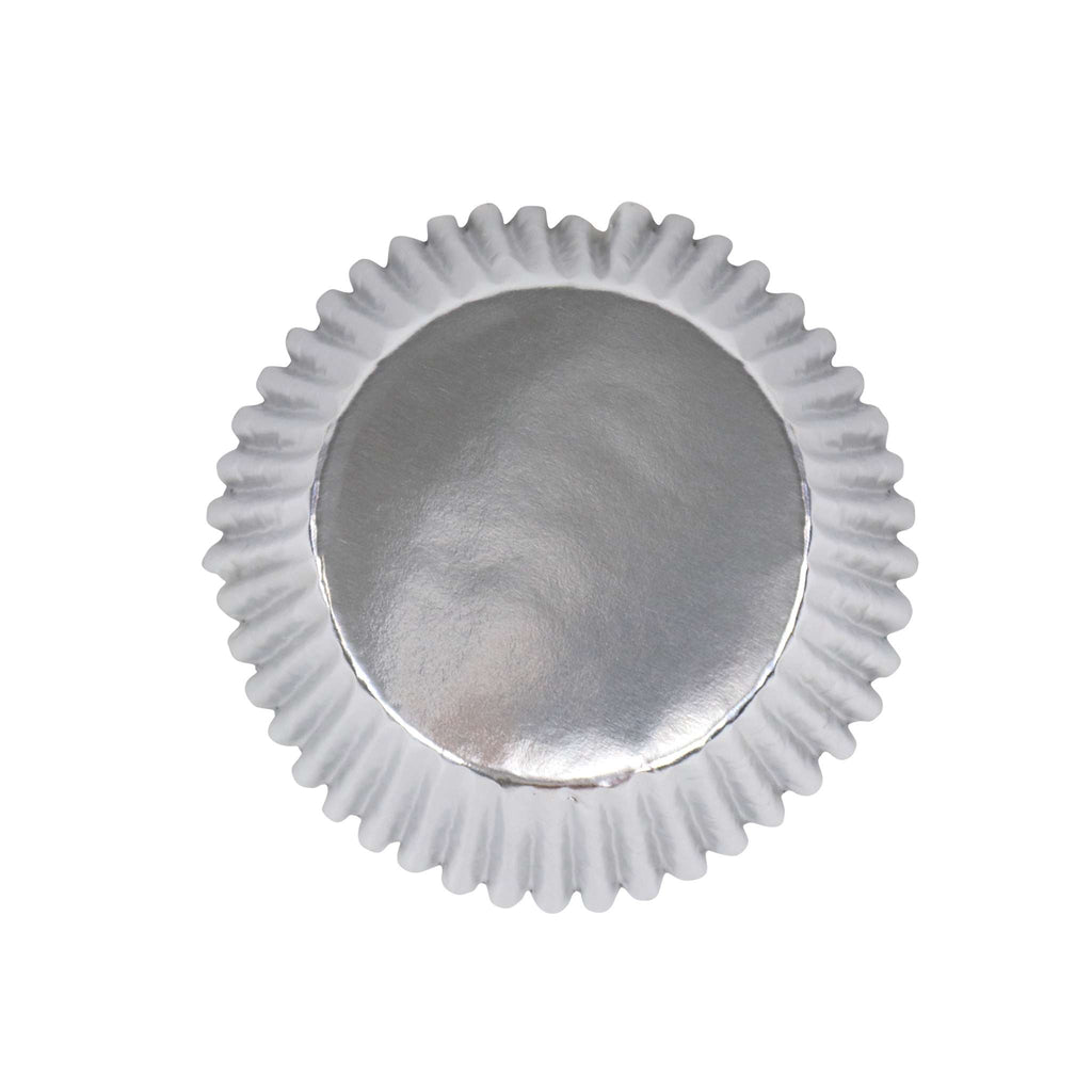 Metallic Silver Cupcake Cases Pk/30