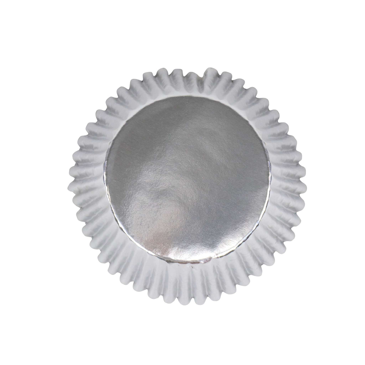 Metallic Silver Cupcake Cases Pk/30