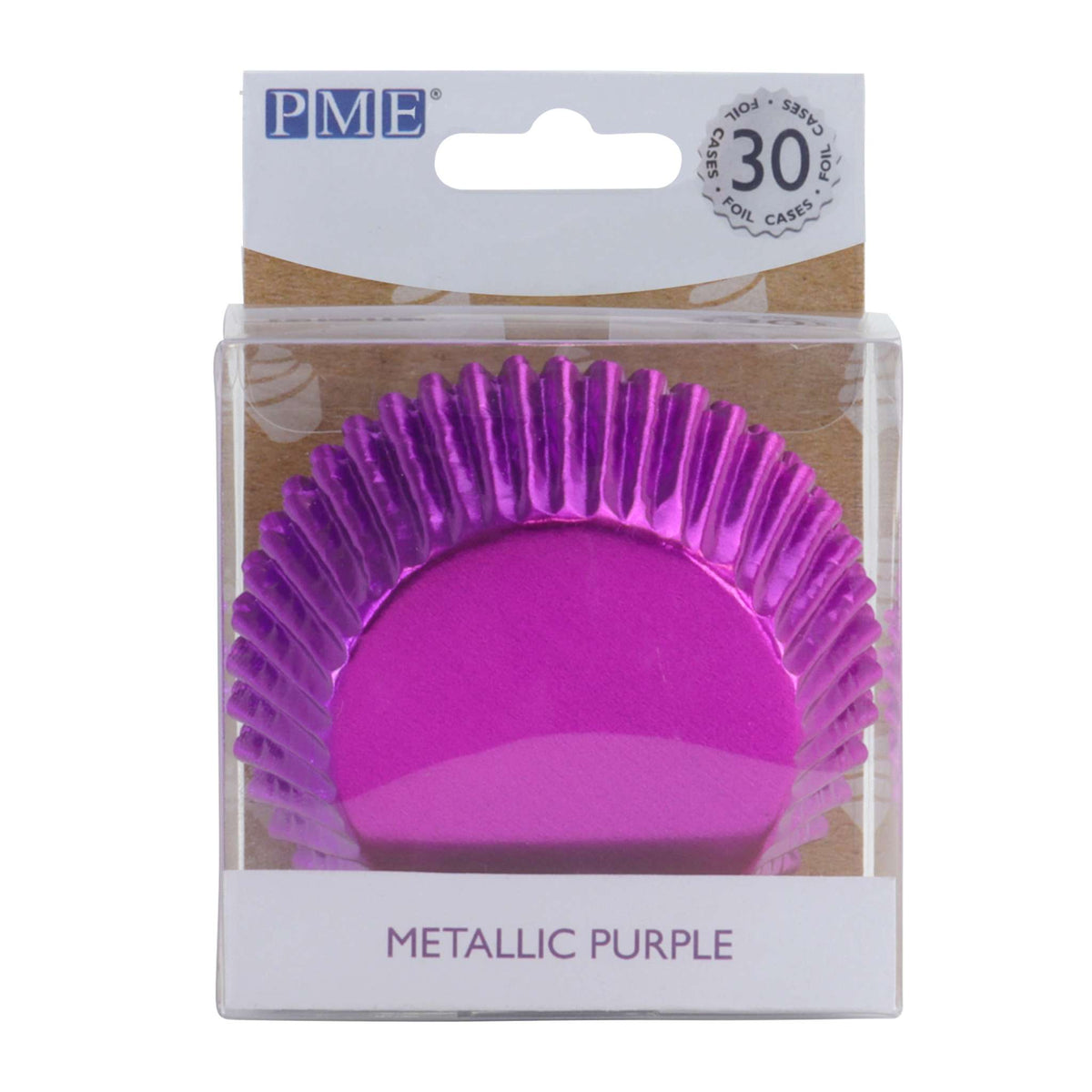 Metalen Bakvormpjes - Paars Pk/30
