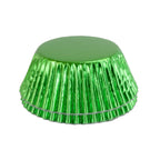 Metallische Backförmchen - Grün 30er Pack