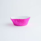 Metallische Backförmchen - Rosa 30er Pack