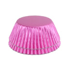 Metallische Backförmchen - Rosa 30er Pack