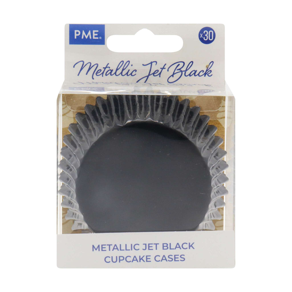 Caissettes de Cuisson Métalliques - Noir de Jais Pk/30