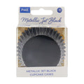 Caissettes de Cuisson Métalliques - Noir de Jais Pk/30