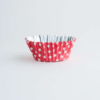 Red Polka Dot Foil Lined Cupcake Cases Pk/30