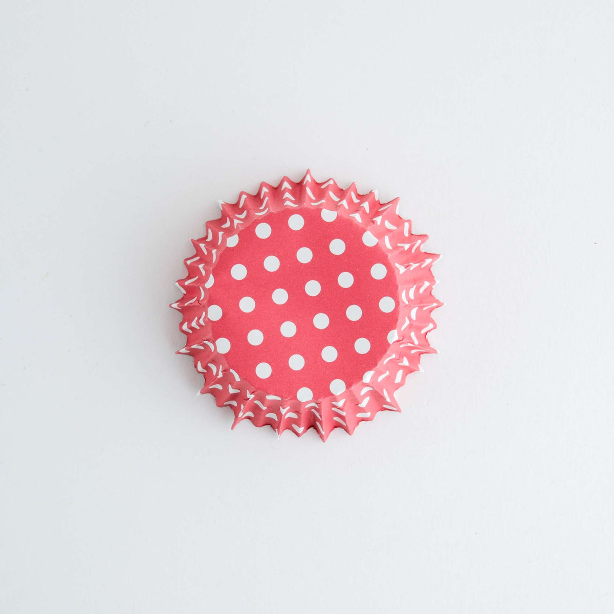 Cupcake Vormpjes Folie Gevoerd - Rode Stippen Pk